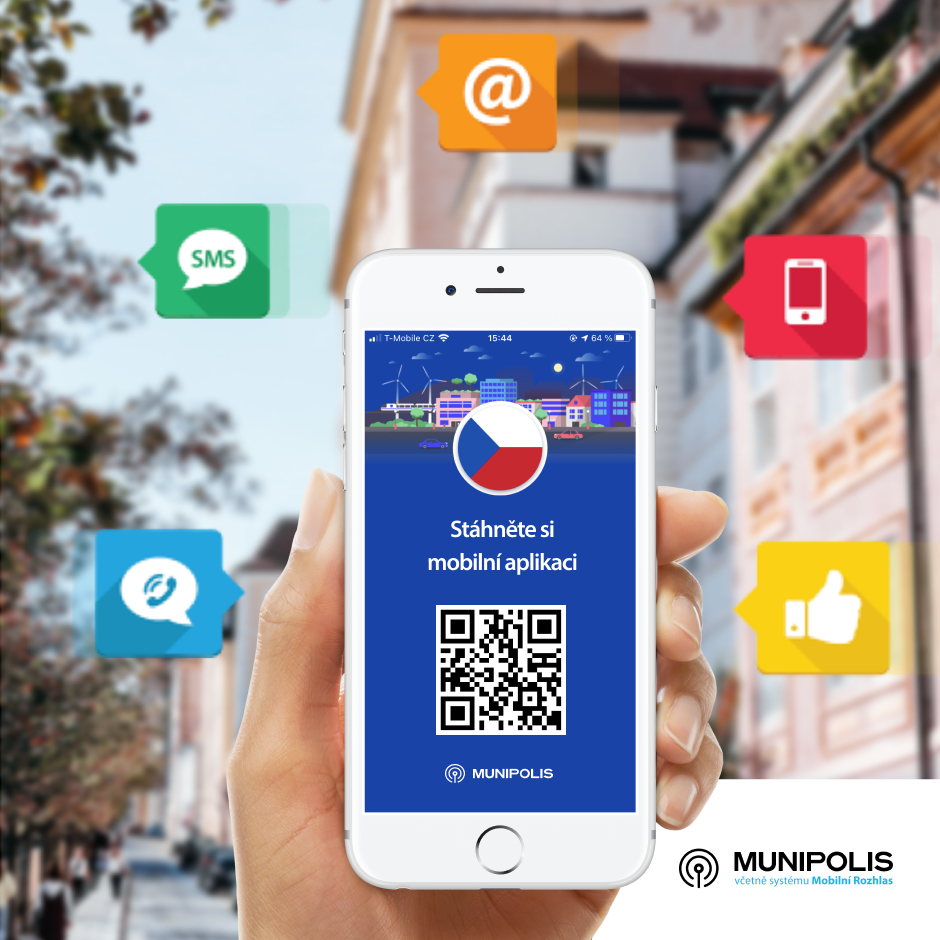 Munipolis - QR kd na staen mobiln aplikace