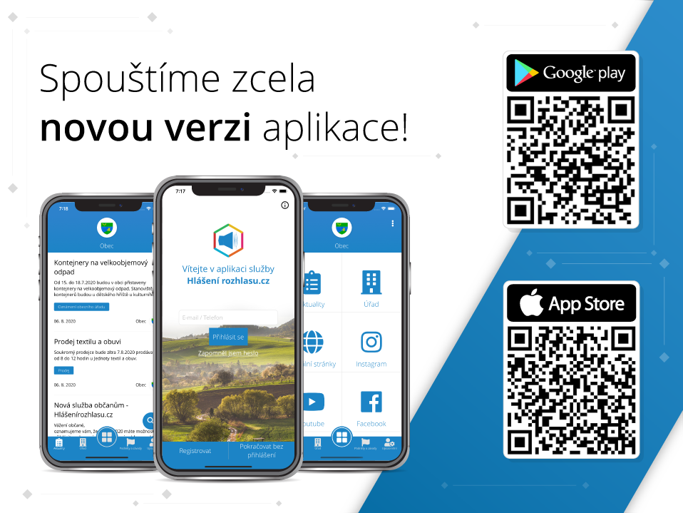 QR kd na staen mobiln aplikace